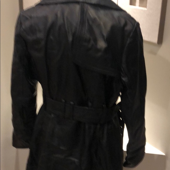 Black Bebe trenchcoat size L - Picture 5 of 8